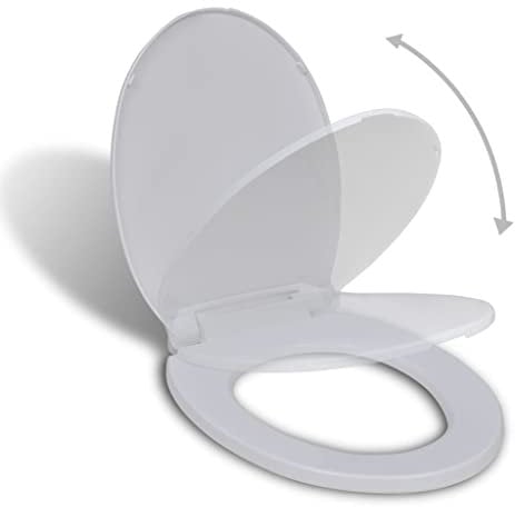 vidaXL WC Sitz Absenkautomatik Toilettendeckel Toilettensitz Klodeckel Brille