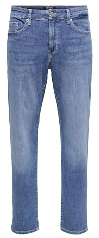 Only & Sons Male Normal geschnitten Jeans ONSWEFT Mittlere Taille Normal geschnitten Jeans
