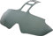 ABUS In-Vizz Ersatzglas, Grau, Visier aus schlagfestem Polycarbonat, UV-Schutz