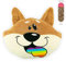 Pummel & Friends - 2D Kissen (30x32cm) - Bisu