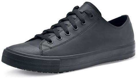 Shoes For Crews Delray Unisex Slip-On Shoe, Slip-Resistant, Water-Resistant | Comfortable with removable cushioned insoles & TRIPGUARD technology, slip-resistant for food service, retail & hospitality