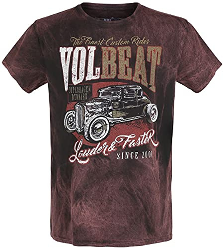 Volbeat Louder and Faster Männer T-Shirt rost Band-Merch, Bands