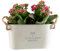 Gravierter Metall-Blumentopf Blooming Wonderful – einzigartiger Blumentopf für drinnen und draußen, Vatertag oder Geburtstagsgeschenk für Vater, klein