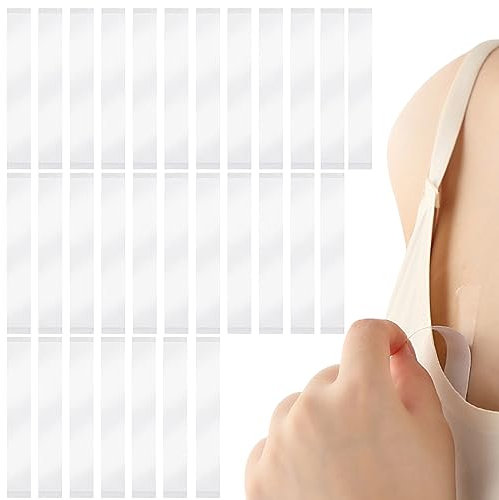 108 Pezzi Nastro Biadesivo Per Vestiti Moda Corpo Bellezza Tutto Il Giorno Nastro Adesivo Invisibile Trasparente Per Donne Ragazze (Bianco)