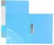 PATIKIL 9.3x12.2 Punchless Binder Clamp, 2 Pcs Plastic Single Strong Clip Clamp Binder Without Rings Sheet File Folder Protector for A4 Size Paper Office, Blue