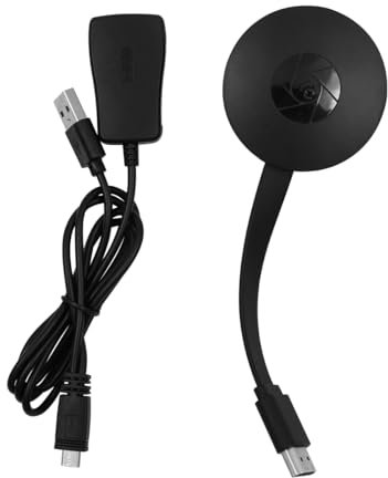 POFET Dongle HDMI WiFi para duplicar Pantalla (NO Chromecast) – Compatible con Android/iOS/Windows/Mac – Adaptador inalámbrico para TV, proyector, portátil, sin App