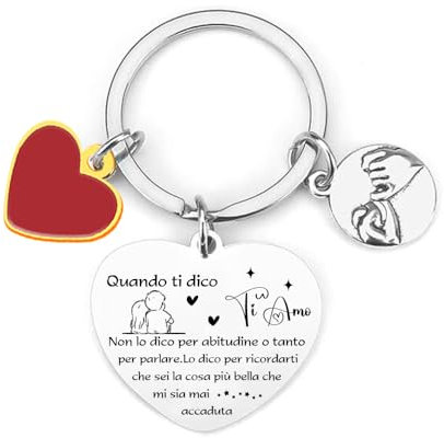 FGHJK Regali Natale San Valentino San Valentino per Lei Regalo San Valentino per Lui Regali per Lei Lui Regalo Fidanzato Fidanzata Regalo Coppia Portachiavi Coppia Idee Regalo Coppia (10)