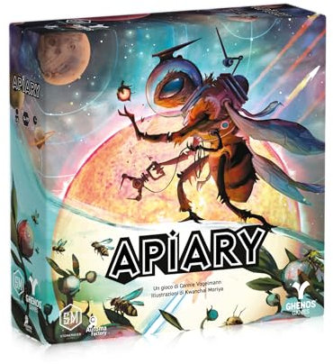 Apiary - gioco da tavolo di strategia, età 14+, 1-5 giocatori, 60'+ minuti