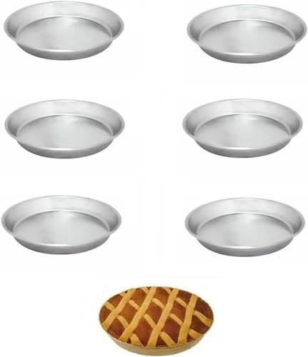 mille idee Set da 6 Teglia teglia ruoti ruoto basso crostata pastiera napoletana in alluminio cm 20