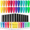 DouborQ 12 Color Nail Polish Set Neno Air Dry 12 Bright Colors 0.35oz Regular Nail Polish Kit Spring Summer Finger Nail Polish Gift Set for Women(1-12)