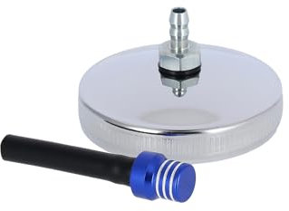 Tankdeckel mit Entlüftungsventil, Blau/Chrom - für Simson S50, S51, SR50, SR80, KR51 Schwalbe, SR4 Vogelserie - IWL