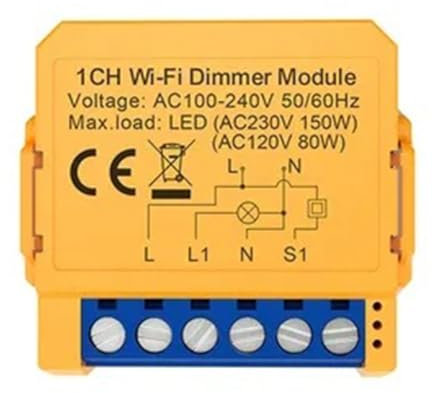 TYREE Tuya WiFi Smart Dimmer Switch Module 2 Gang Dimmer Light Switch Module APP Remote Control Works with Alexa Home Easy to Use