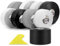Bokaiya Sigillante Impermeabile, 11m*70mm Battiscopa Morbido PVC Sigillante Autoadesivo Nastro, Impermeabile, Antiolio e Antimuffa Utilizzato per Piastrelle da Cucina/Bagno, Mobili (Nero)