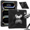 TECHGEAR X-Case with VESA 75x75mm holes for Apple iPad Pro 12.9 2022 2021 6th & 5th Generation, Tough Tablet Case, 360 Stand, works with VESA 75mm Wall Desk Table Arm Holder Support Clamp Mounts