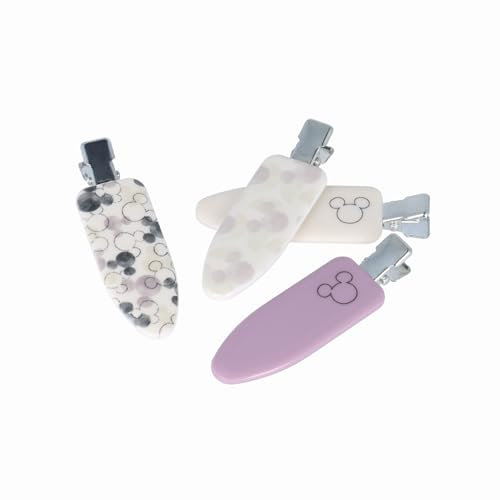 Disney Mickey Mouse inspirierte Haarclips von PARSA Beauty – 2er-Set knickfreie Haarspangen, zuverlässiger Halt für alle Haartypen, Styling-Clips für Alltag & besondere Anlässe, ikonisches Design