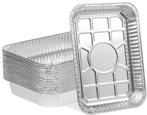 Lot de 16 bacs d'égouttement pour Weber, accessoires de barbecue pour Weber Spirit, Genesis, Traveler, série Q, sacs jetables en feuille d'aluminium, 21,6 x 15,2 cm