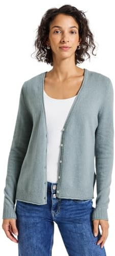 Street One Kurzer Cardigan nile Blue Mel. 38