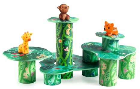 Djeco Babyspielzeug TopaniTube buntes Stapelvergnügen