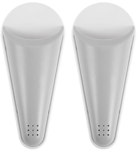 SOIMISS Support Magnétique pour Ciseaux de Jardin 2 Pièces, Rangement Aéré et Compact en Plastique Robuste Blanc/Gris, Organiseur Porte-ustensiles pour Réfrigérateur et Atelier,