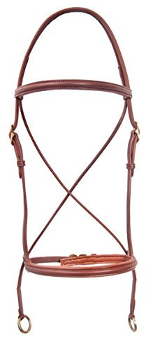 Karlslund Gebisslose Trense, Brun/messing Brown/brass Braun/messing