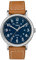 Timex Unisex Erwachsene Analog Quarz Uhr mit Leder Armband TW2R42500JT