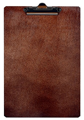 Bütic Porte-bloc en bois de forme standard A4 en contreplaqué de bouleau de 3 mm et scellé avec un vernis transparent résistant, couleur : noyer foncé