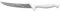 Starrett Professional Boning Knife - BKW104-6 Narrow Straight 6 Inch Ultra Sharp Sanitized Steel Blade - White Handle Kitchen Chef's Knife