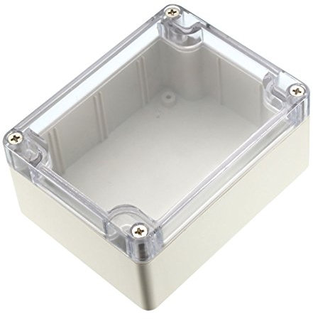 sourcing map 115x90x57mm Elektronisch Abzweigdose Wasserdicht IP65 Verteilerdose ABS-Kunststoff DIY Aufputzdose Klemmdose Anschlussdose mit Gehäuse für Innen- und Außenkabel Grau