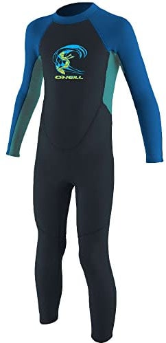 O'Neill Herren Toddler Reactor Ii 2mm Back Zip Full Wetsuit Neoprenanzug, Slate/Light Aqua/Ocean, 6 EU