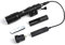 SBGJMY M600DF Torcia Tattica 1400 Lumen Airsoft Torcia con pad a Pressione e Interruttore a Pulsante di Coda Torcia per Fucile da 1400 Lumen per Sistema di Guida Picatinny da 20 mm (Nero)