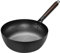 WACETOG Deep Frying Pan Nonstick Skillet 10 Inch Carbon Steel Wok to Fry Eggs Steak Pancakes Pan for Induction Cooktop Gas & Electric Stove Stir-Fry Pan with Removable Handle Flat Bottom