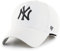 '47 MLB New York Yankees MVP Unisex-Baseballkappe, Verstellbar, Hochwertiges Design und Verarbeitung, Black Logo, White