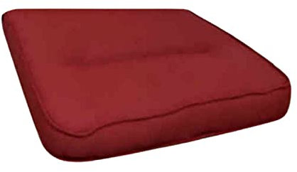 KETTtex EXKLUSIV Auflage Hocker Bordeaux I Barhocker Polster 50x50x9cm I KTH3 Sitzauflage weich & robust I Stuhlauflage UV-beständig I wasserabweisendes Sitzkissen I Dessin 2313