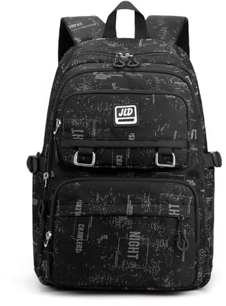 Amythe Schulrucksack Jungen Teenager, Lässiger Rucksack für Jungen, Wasserdichte Daypack Modischer Reiserucksack für Gymnasiasten und Studenten, 32 * 22 * 45 CM