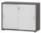 Möbelpartner Aktenschrank Manni 701830, esche grau Dekor/weiß matt, 100 x 39,5 x 77,4 cm