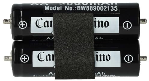 vhbw Akku kompatibel mit Braun Series 1 140, 150, 835, 5684 Rasierer (2000 mAh, 1,2 V, NiMH)