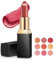 METINFUS Lippenstift Metallic Glanz Finish,Feuchtigkeits Glanz Lippenstift,Schimmernder mit Glänzender Oberfläche,Cremige Textur, Lippenpflege für Feuchtigkeitsspendende Lippen,Langlebig (01#)