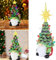 Christmas Gnomes Decoration, Light Up Gonks Christmas Decoration Resin Gnomes Xmas Tree Ornament for Home Indoor