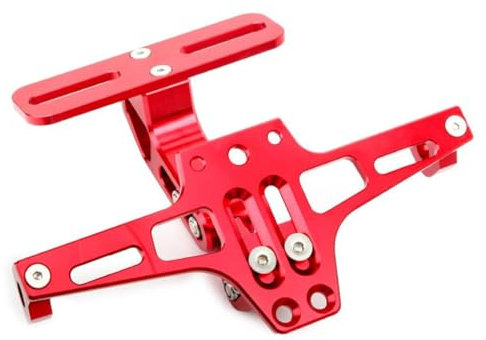 LYNYQ Motorrad Kennzeichenhalter für KTM EXC 300 1995-2024, Einstellbarer Winkel Kennzeichenhalter Fender Eliminator Halter Zubehör,normal-C