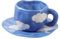 Cabilock Delicato Set Di Tazze Da Caffè E Tazze Da Acqua Con Manico Scottante Tazza in Ceramica E Piattino Per La Colazione
