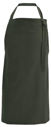 Södahl Soft Schürze aus 100% Baumwolle, 70 x 91 cm, Waldgrün