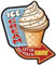WADORN Vintage Eiscreme Metallblechschild, 32.1x28cm Lustiges Retro Blechschild Für Zuhause 'Let Us Do You A Flavor Delicious Ice Cream' Wandkunst Poster Plakette Dekor Für Geschäft Badezimmer