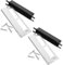 DOITOOL 2 Sets Door Frame Edge Pressing Deadbolt Combination Doorbell Camera Ring Doorbell Handle Pull Lock Holder Protector Rack Window Pole Opener Kit Knobs Wedges Buckle Seal Pantry