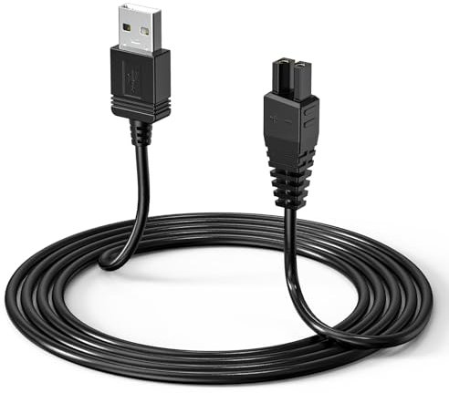 BESPOTCL 2m USB Ladekabel kompatibel mit Gardena Grasschere ClassicCut Li 9853 9854 9855 & ComfortCut Li 9856 9857 9858, Heckenschere Ersatzkabel 200cm (Nicht für AkkuCut Li & USB-C Anschluss)