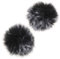 Gatuida 2Pièces Couvre Micro à Coupe Vent Mousse Protection Bruit pour Enregistrement Diffusion et Événements Extérieur Accessoire pour Microphone de Type