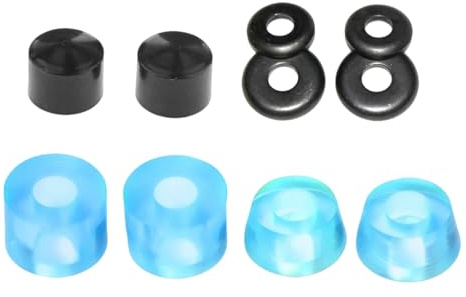 Douilles de skateboard en polyuréthane rigide de 16 mm | Coussinets pivotants en polyuréthane – Douilles de skateboard absorbant les chocs avec rondelles pour supports de 12,7 cm pour cruiser Park