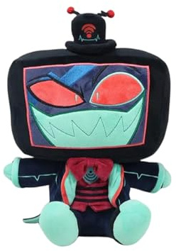 Generisch Hazbin Hotel Plush Weiches Gefülltes Tier Puppe Plüschspielzeug für Kinder Jungen und Mädchen, Spielzeuggeschenk, Cartoon, Stoffpuppe für Kinder, Kindergeschenk-Kissen (Vox)