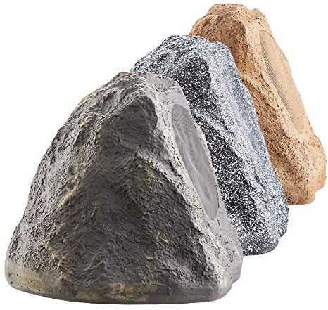 OSD 6.5 Slate High Fidelity Outdoor Rock Speaker 150W Weather Resistant Passive Stereo Pair RS670