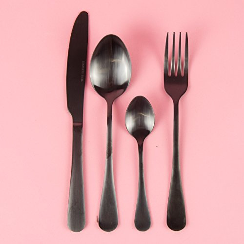 BOLTZE Besteck 16 teilig schwarz