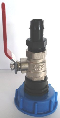 CMTech GmbH Montage Technik cms60mk187 Robinet, Kit d'accessoires pour conteneur IBC Réservoir d'eau de pluie adaptateur de raccord de bidon